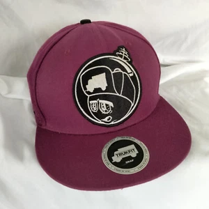 Trukfit Druckknopflasche Mütze rot Einheitsgröße verstellbare Kappe Feelin' geräumig Krempe mit Buchstaben - Bild 1 von 20