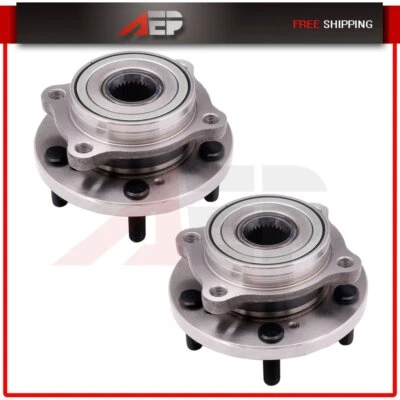 Par de 2 conjuntos de cojinetes de cubo de rueda delantera para Mitsubishi Galant Endeavor Eclipse Foto 1 de 4