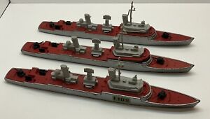 3 Matchbox Sea Kings Lesney 1976 Diecast K301 Frigate K305 Subchaser Ship F109