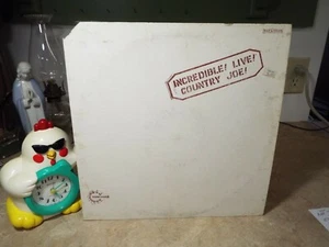 Country Joe Incredible! Live! Vanguard LP VINYL ALBUM - Picture 1 of 3