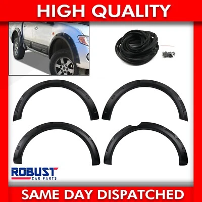 ROBUST CAR PARTS WIDE WHEEL ARCH SET FENDER FLARES SET KIT FOR MITSUBISHI L200 TRITON (2007-2015)