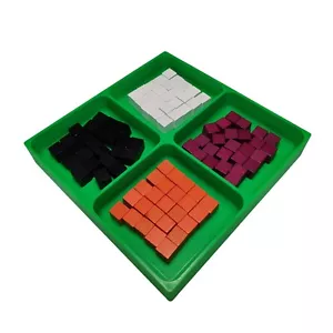 Board Game Token Bowl, Divided Dish for Board Game Pieces and Components - Picture 1 of 3