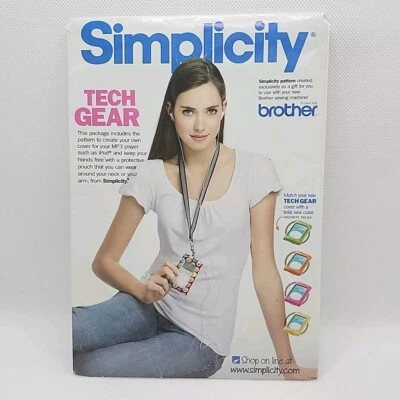 Simplicity Crafts Tech Gear Neck Strap Arm Band Sewing Pattern One Size Uncut - Image 1 of 4