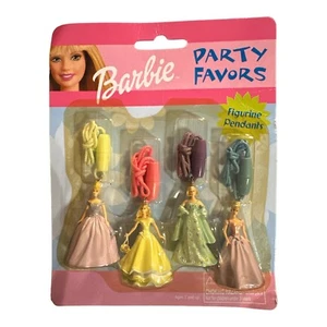 NEW Barbie Party Favors Figurine Pendents Year 2000 Mattel - Picture 1 of 1