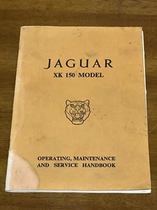 Jaguar XK150 Owners Manual Operating Maintenance Service Handbook E/111/3 - Bild 1 von 20