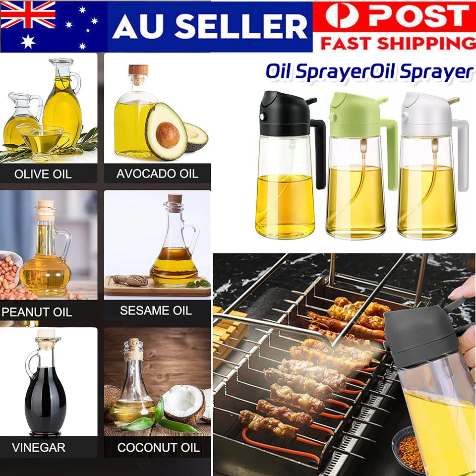 1/2X Olive Oil Sprayer Dispenser Cooking Baking BBQ Spray Bottle Kitchen Tool AU - image 1 of 4