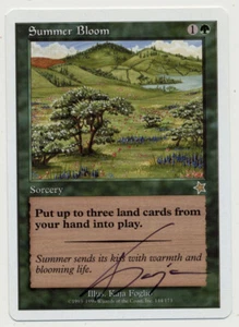 MTG Artist Proof Summer Bloom Signed Starter 99 NM/M Kaja Foglio AP - Picture 1 of 2