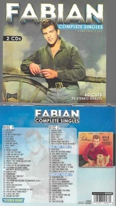 FABIAN-STEREO SINGLES COMPLETE + 1ST 2 LPS-2 CD-60 CUTS-30 STEREO DEBUTS - Picture 1 of 1