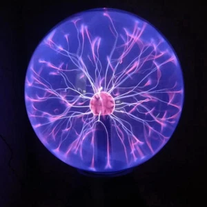 Blue 16" Tesla Plasma Ball Lightning Lamp Light Decor for Holiday Party Club Bar - Picture 1 of 5