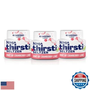 Ninja Thirsti Flavored Water Drops, SELTZER Cranberry Lime, Crisp and Refresh - Picture 1 of 5