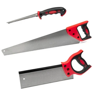Handsäge Set 3-tlg Holzsäge Säge Fuchsschwanz Rückensäge Trockenbausäge 510 mm - Bild 1 von 7