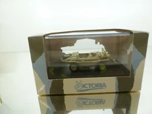 VICTORIA R036 VW SCHWIMMWAGEN OPEN AFRIKA KORPS - BEIGE 1:43 - GOOD IN BOX - Picture 1 of 8
