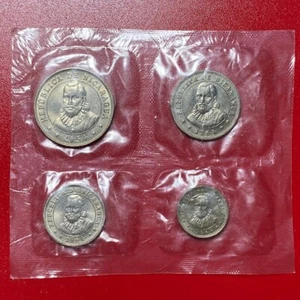 (4) NICARAGUA MINT SEALED TYPE SET 50 CENTS 1954, 5-10-25 CENTS 1964 (no silver) - Picture 1 of 2