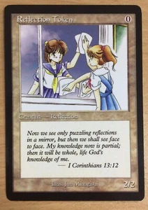 MAGIC MTG REFLECTION TOKEN CARD COLLECTOR EDITION JUN MINAGISHI. NEUWERTIG UNBESPIELT - Bild 1 von 2