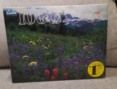 Rompecabezas 1000 Piezas Paradise Park Mount Rainier WA 1999 Gremio Nuevo Sellado  Foto 1 de 4