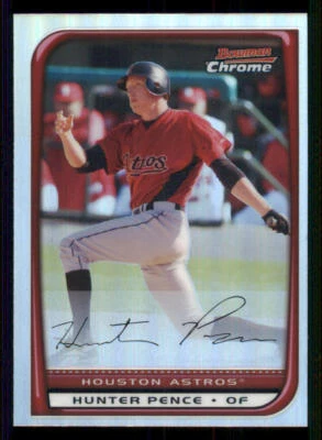 2008 Bowman Chrome Refractors #74 Hunter Pence - Image 1 of 2