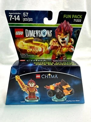 Lego Dimensions Laval Fun Pack Legends of Chima Mighty Lion Rider 71222 New  - Image 1 of 4