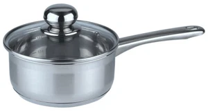 Stielkasserolle, Edelstahl, Ø 16 cm, 1.5 L, mit Deckel, Induktion, Ofenfest - Bild 1 von 4