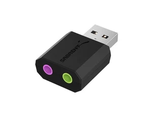 SABRENT USB External Stereo Sound Adapter for Windows and Mac. Plug and Play No - Picture 1 of 5