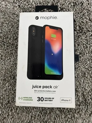 Funda Batería Mophie Juice Pack Air para iPhone X- Negra Foto 1 de 4