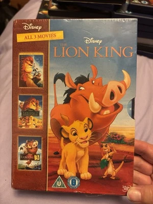 Disney the Lion King Trilogy UK DVD Box Set, 3-Movie Collection, New Sealed - Image 1 of 2