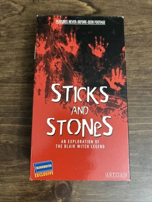 Sticks And Stones An Exploration of The Blair Witch Legend VHS 1999 Blockbuster - Image 1 of 4