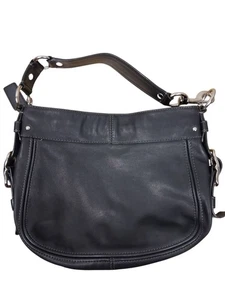 Vintage Coach Zoe Shoulder Bag Black #G0998- F12671 - Picture 1 of 7
