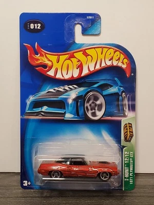Rare 2003 Hot Wheels Treasure Hunt 1971 Plymouth GTX #012 1:64 Diecast NIP - Image 1 of 4