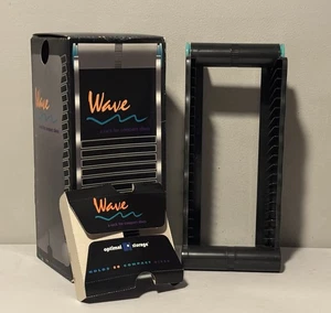 1992 Wave Stackable 20 CD Rack Music Compact Disk Storage Model 3351 - Picture 1 of 9