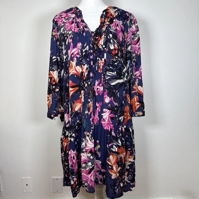 Anthropologie Maeve Caravan Tunic Dress Size Small Floral Bohemian **flaws** - Image 1 of 4