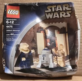 LEGO Star Wars: Jabba&rsquo;s Message 4475 New In Box (Box Crushed)