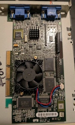 Matrox Millennium G400 MAX AGP Graphics Card (G4+MMDH4A32G, DualVGA, 32MB, 1999) - Image 1 of 2