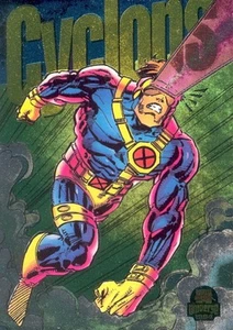 MARVEL UNIVERSE 1994 FLEER RAINBOW POWERBLAST INSERT CARD 8 CYCLOPS MA - Picture 1 of 1