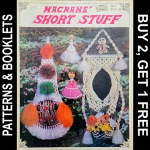 Vintage Classic Publications #SS-1 "Macrame Short Stuff" 17 Short Projects ©1980 - Bild 1 von 14
