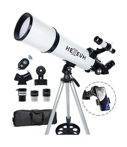 Telescope 80mm Aperture 600mm - Astronomical Portable Refracting Telescope Fu... - Picture 1 of 7