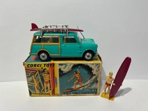 Corgi Toys 485 BMC mini countryman surfer, Original, Vintage, Rare. - Picture 1 of 15