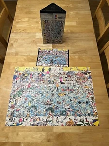 Selten Vintage 1987 Heye 1000 Teile Cartoon Puzzle Happy Pool - Blachon - Bild 1 von 19