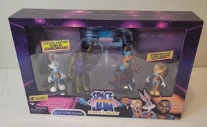 Space Jam A New Legacy Elite Tune Squad Action Figure 4-Pack NEW Gold Chronos ๐ - Picture 1 of 4
