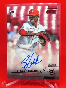 2022 Topps Stadium Club Reiver Sanmartin Red Foil Rookie Auto #/50 RC #SCBA-RSA - Picture 1 of 2