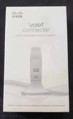 Cisco Valet AM 10 Connector WiFi Wireless Computer USB Adapter NIB - Image 1 of 4