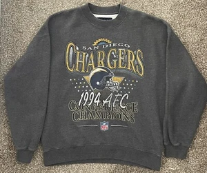 Abercrombie & Fitch x NFL 1994 Chargers AFC Oversized Crew Sweatshirt Medium - Bild 1 von 4