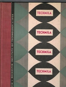 RIT Yearbook- the Techmila Rochester Institute of Technology 1954 NY - Picture 1 of 1