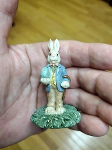 6 Salem Collection Painted Resin Standing Rabbits Bunnies Decorations Ornaments - Picture 1 of 6