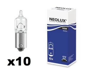 10X Light bulbs H6W 12V 6W BAX9S Halogen lamp Direction indicator NEOLUX NLX434 - Picture 1 of 6