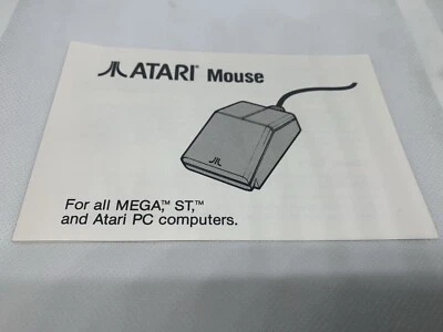 🕹️ ATARI ST Maus / Mouse Anleitung   🕹️ - Bild 1 von 4