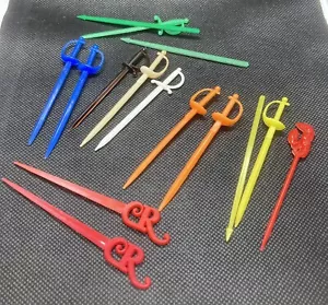 Vintage Plastic Cocktail Bar Drink Stirrers Swizzle Sticks Clubbing Mixed Drinks - Picture 1 of 1