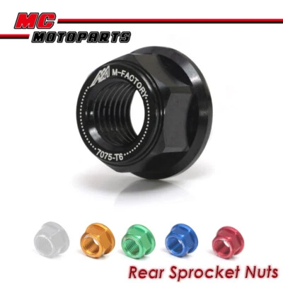 CNC Aluminium Sprocket Nut Kit Set For Kawasaki Z750 /S 07-12 07 08 09 10 11 12 - Image 1 of 4