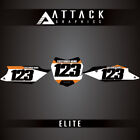 Attack Graphics Elite Number Plate Backgrounds For Ktm 250 Sx 2016