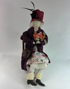 Muñeca arte tela vintage Carmen Manago - Imagen 1 de 2
