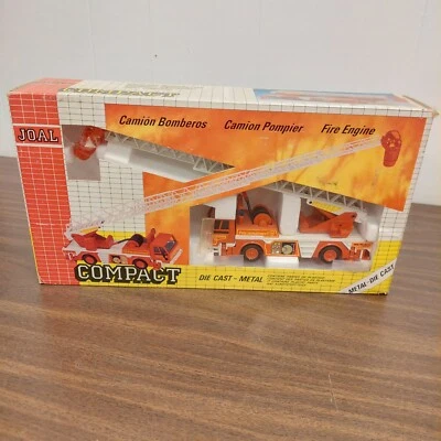Joal Fire Engine Ariel Hook & Ladder Truck #44 Toy Ref 173 Die Cast 1/50 Rescue - Image 1 of 4